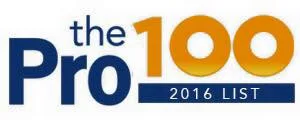 ProductionHUB The Pro 100 2016 List award badge